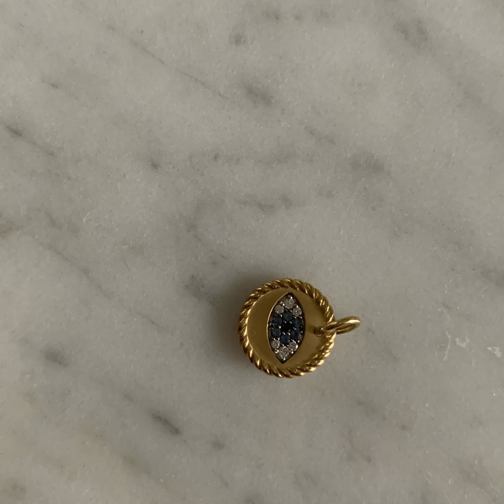 David Yurman Evil Eye 18kt Pendant